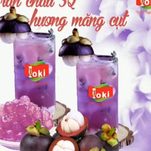 Combo Trân châu 3Q hương măng cụt Yoki và Trân châu 3Q hương vải Yoki