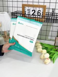 5/10 Chiếc Dùng Một Lần Khăn Tắm Cotton Dày Di Động Du Lịch Đi Biển Cho Khách Sạn Thẩm Mỹ Viện Bao Bì Độc Lập Đồ Tắm