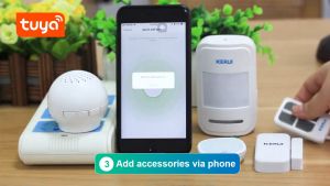 Bell Alarm Wireless Multi fungsi KERUI WM5221 Tuya Smart Alarm System