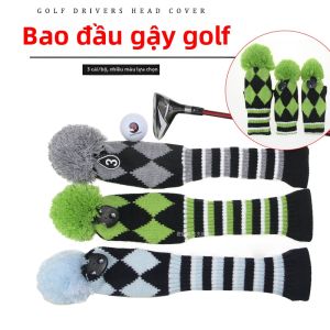 GOG | Bao Đầu Gậy Golf Len Thêu 3 Cái