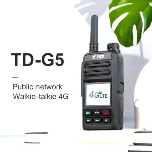 TIDRADIO G5 walkie talkie ZelloPTT two-way walkie talkie 4G pluggable card ultra long distance 5000km waterproof walkie talkie