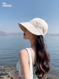 หมวกกันแดด หมวกบังแดด หมวกบักเก็ต 2023 สไตล์ชาวประมง สําหรับผู้หญิง ระบายอากาศ เส้นรอบวงศีรษะปรับได้