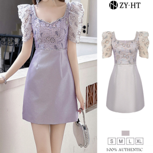 ZYHT EraVogue Womens Dresses Purple Dresses A-Shaped Dresses Satin Dresses Work Dresses Hiso Dresses Vintage Dresses Work Dresses Party Dresses Evening Dresses 91061