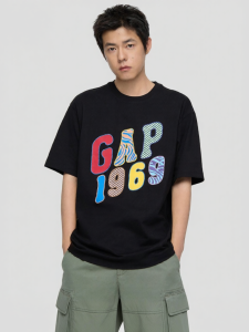 Gap | Summer New Cotton Print Round Collar Short Sleeve T-Shirt