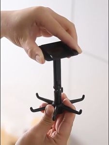 Multifunction 6 Claw Kitchen Rotating Adjustable Wall Mounted Adhesive Tape Soup Spoon Utensil Hanger Home Living Six-Claw Hook