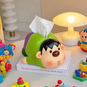 Cute Fat Tiger Tissue Box Display Childrens Room Drawer Box Creative Bedroom Living Room Coffee Table Dining Table Tissue Box