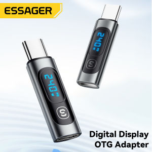 ESSAGER 240W Adapter 5A USB4 Digital Display Type C to Type C OTG 8K Video Transfer for iPhone 16 15 Samsung Tablet Laptop