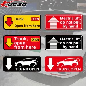 KUCAR | Automatic Electric Tailgate Warning Sticker