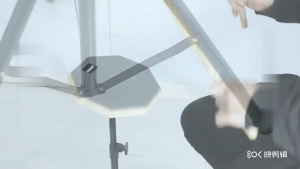 IIKKPP ป้นซ้อมกลอง พร้อมขาตั้ง ขนาด8นิ้ว กลองไม้สำหรับฝึกกลอง 8 นิ้วพร้อมขาตั้ง แผ่นกลอง + แร็คกลอง