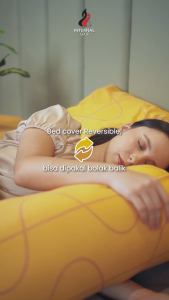 Lady Rose Prime - Bedcover Set King 180x200 Tinggi 30cm Fitted - Motif Abstrak / Minimalis