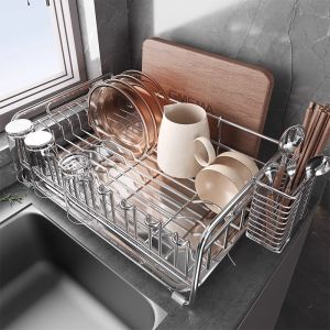 Stainless Multi-function Dishes Drainer