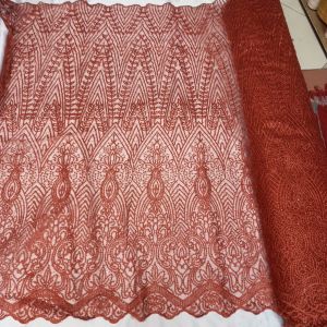 Bahan kain tille elishab/tille bordir spenggel