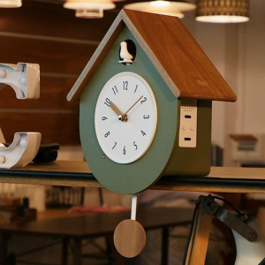 💥Dream Best🔥 Creative Cuckoo Clocks Wall Clock Home Silent Clock Living Room Wall Decoration Wall Clock with Bird Tweeting Sound Hanging