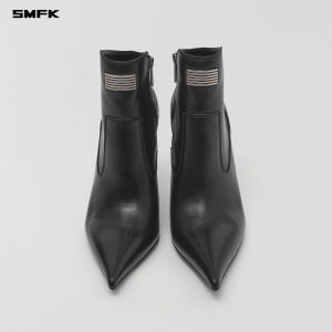 SMFK | Classic Leather Holographic High Heel Boots