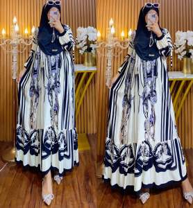 Lavanya Gamis Kerudung Bergo Gamis Hijab Bahan Rayon Premium Kekinian