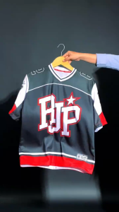 KHF | Jersey Vintage Number 62 Wanita Laki-Laki Cewek Futsal Bahan Dryfit Brazil Milano Full Printing Oversize Casual Rugby Retro Streetwear Hockey Retro NFL Bola Olahraga Boxyfit Pakaian