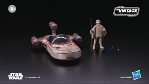 Star Wars The Vintage Collection Landspeeder & Luke Skywalker (Tatooine) Star Wars: A New Hope 3.75 Inch Collectible Action Figure & Vehicle
