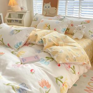 Water Washed Cotton Fresh Bed Set