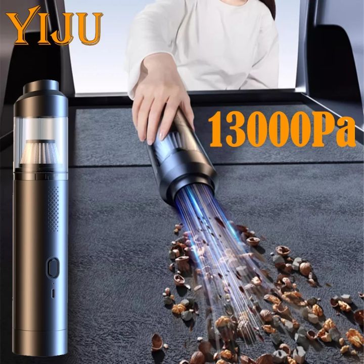 YIJU 13000pa Car Vacuum Cleaner High-power Mini Charging Multifunctional Blowing And Suction Handheld Car Vacuum Cleaner 2025