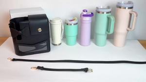 New Universal Crossbody Bag Purse for Stanley Cup 40 oz Outdoor Portable Water Bottle Holder With Adjustable Shoulder Strap