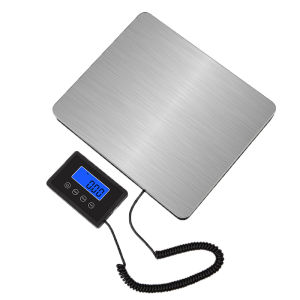 Portable Miniature 180kg Digital Scale Commercial Industrial Platform Scale Stainless Steel Surface LCD Display Kitchen Tool