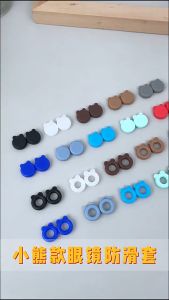 10Pairs Heart Shaped Eyeglasses Stoppers Silicone Anti-slip Ear Grip Eyewear Accessories For Fixed