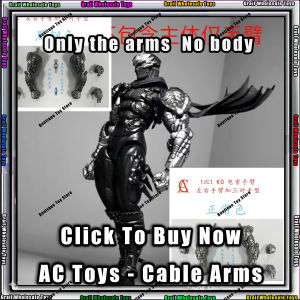 Bandai | In Stock AC Factory Toys Cable Arms  1:1 Scale KO Left and Right Arm Parts Kaiyodo Revoltech Yamaguchi Marvel Comics Series