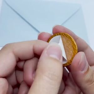 𝔼𝕊𝕊𝔼 (50pcs/1Lot/3Lot/5Lot) Adhesive Wax Seal Stickers Backings (Double Sided 3M Round Tissue Tape Strong) ✔️ STICKER ONLY