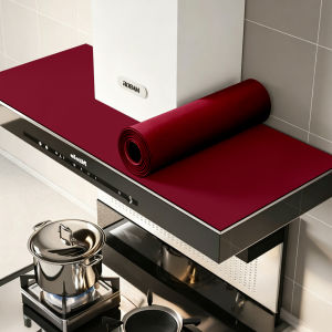 JIELEFAN | Oil-proof Dust-proof Heat-resistant Kitchen Cabinet Range Hood Mat