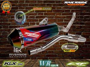 Knalpot Racing Klx Dtracker Crf Wr 155 Type Long Pelangi Riverside Bending