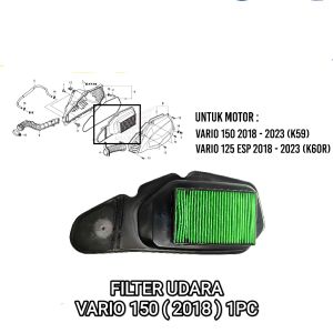 Filter Udara Vario 150 (2018) - Saringan Udara Filter Screen Air Cleaner Plug A/C Drain Honda Vario 125 eSP Vario 150 eSP PCX 150 CBU