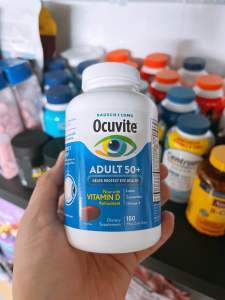 [ Date 2028 ] Viên uống bổ mắt Ocuvite Adult 50+ 150 viên Mỹ.