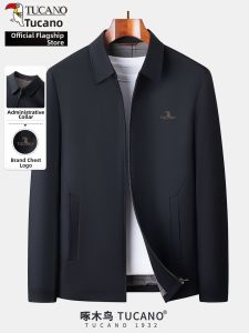 TUCANO | Casual Business Turn-down Collar Jacket for Middle-aged Man