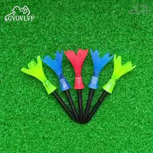 GVOVLVF | Golf Rotating Limited Seat Ball TEE Adjustable Height Durable Multi Purpose Nail Random Tri Color Total 5