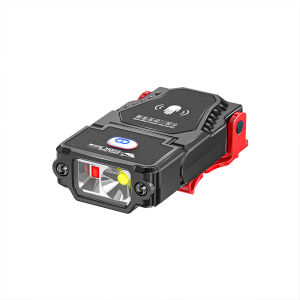 Mini LED Sensor Headlamp Hat Clip Cap Light Fishing Headlight USB Rechargeable Adjustable Angle Camping Headlamp Work Light