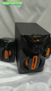 Loa vi tính 2.1 Bluetooth Green Tech GTSP-2120 Bass cực to Công suất 20W Nguồn điện 220V