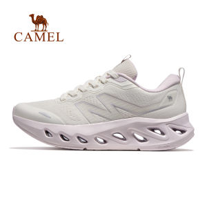 Cameljeans Sports Shoes Spring and Summer New Running Shoes for Women Lace-up Breathable Cushioning Lightweight Jogging Shoes