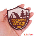 Wilderness Patches On Clothes Mountain Embroidered Patch Adventure Iron On Patches For Clothing Travel Patch Backpack Badges Sew. 