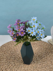 Đạo Cụ Hoa Dại Cỏ 24 Đầu Trang Trí Ban Công Hoa Giả Trang Trí Sân Vườn Siêu Thị Hoa Tươi Không Mùi Hiện Đại Tianjin