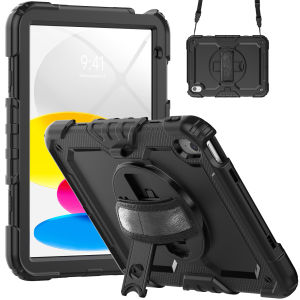 Full Cover Anti-Fall Case for Tablet 11/10/9/8/6 Gen Computer Protective Cover with Shoulder Strap Outdoor Dustproof 10.5 10.2 A16 2025