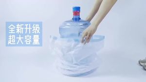 5/10 Rolls Drawstring Garbage Bag Thickened Garbage Disposal Bag Kitchen Waste Bag Toilet Trash Storage Bag Weighing 10kg