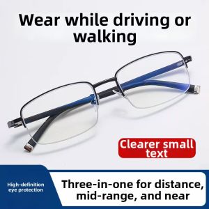 JIFANPAUL | Bifocal Anti-Blue Light Anti-Radiation Reading Glasses