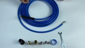 Sewer Drain Water Cleaning Hose Pipe Cleaner for Karcher K2-K7 High Pressure Washer Rotating Sewer Jetting Nozzle