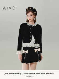 AIVEI | Autumn Velvet Romantic Fashion Jacket