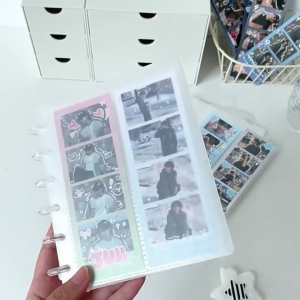 4 Grids Photo Strip Album: A KPOP Idol Photocard Collect Book