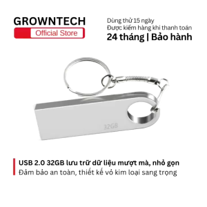 Usb 32gb vỏ kim loại USB 2.0 lưu trữ dữ liệu nhanh bền cắm là dùng chống va đập nhỏ gọn dễ mang theo