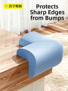 Child Safety Table Corner Protectors Bed Corner Guard Anti-Collision Soft Corner Covers for Baby Protection Non-Slip Adhesive