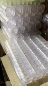 Cepuk Mika Segi 8 Sempati Mini Emboss Cepuk Wadah Tempat Pakan Makan Minum Burung Murai Kacer KENARI DLL cepuk pakan / cangkir pakan burung mika