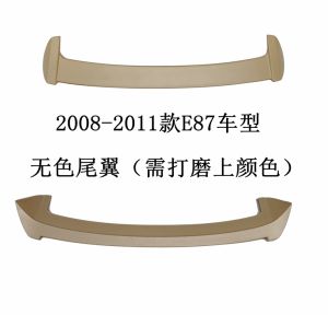 Auto Clover Carbon Fiber Pattern Tail Wing for BMW 1 Series F20 E87 116i 118i 120i 125i 2007-2019 ABS Material Two-Box Style