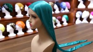 Panda Pirate Hat Silky Durag For Men Women Headwrap Durags Headscarf Soft Cap For Hair Accessories